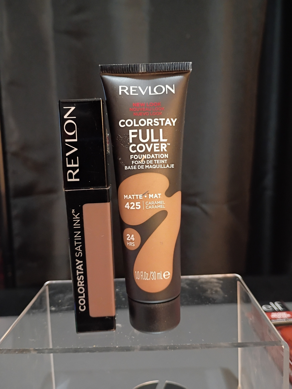 Revlon ColorStay Full Cover Foundation & Satin Ink Lip in Caramel Tone